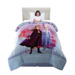 Franco Kids Bedding Super Soft Microfiber Reversible Comforter, Twin/Full Size 72″ x 86″, Disney Frozen 2