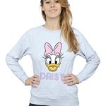 Disney Women’s Daisy Duck Face Sweatshirt