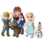 Disney Frozen Deluxe Petite Doll Gift Set – Includes Anna, Elsa, Kristoff, Sven and Olaf! Dolls are approximately 6 inches tall – Perfect for any Frozen fan!