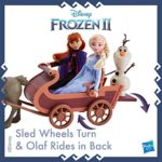 Disney Frozen Sledding Adventures Doll Pack, Includes Elsa, Anna, Kristoff, Olaf, and Sven Fashion Dolls with Sled Toy Inspired by the Disney Frozen 2 Movie