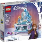 LEGO Disney Frozen II Elsa’s Jewelry Box Creation 41168 Disney Jewelry Box Building Kit with Elsa Mini Doll and Nokk figure for Creative Play (300 Pieces)