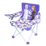 Disney Frozen 2 Kids Camp Chair Foldable Chair with Carry Bag , Purple