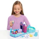 Disney Doorables Beyond the Door Elsa’s Bedroom Playset, Includes 3 Exclusive Disney Frozen Figures, 7 Accessories, & 1 Key, by Just Play, Multicolor, 44672