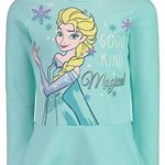 Disney Frozen Elsa Toddler Girls Long Sleeve Fleece Peplum T-Shirt Leggings Set Blue 4T