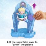 Little People – Disney Frozen Elsa’s Palace Portable Playset with Figure for Toddlers and Preschool Kids Ages 1 ½ to 5 Years