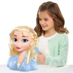 Disney Frozen 2 Elsa Styling Head, 14-Pieces Include Wear and Share Accessories, Blonde, Hair Styling for Kids, by Just Play