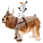 Rubie’s Disney Frozen 2 Pet Costume Sven with Olaf Rider, X-Large