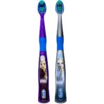 Oral-B Disney Frozen Toothbrush, 3+ YRS, Extra Soft (Characters Vary) – Pack of 2