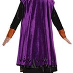 Disney Anna Frozen 2 Deluxe Girls’ Halloween Costume, Kids Size Small (4-6x), Purple