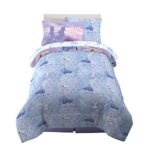 Disney Frozen 2 Kids Bedding Super Soft Comforter and Sheet Set with Sham, 5 Piece Twin Size, “Official” Disney Product By Franco