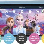 Pebble Gear Disney Frozen Kids Tablet – 7″ HD Display – Parental Control – Wi-Fi – Android – 500+ Games, Apps & E-Books – 16 GB – Kid-Proof Bumper Case – Dual Camera – Blue Light Filter