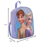 Disney Frozen 2 Mini Backpack for Girls & Toddlers with Princess Elsa and Anna – 12 Inch, Purple