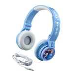 eKids Frozen 2 Wireless Bluetooth Portable Kids Headphones with Microphone, Volume Reduced to Protect Hearing Rechargeable Battery, Adjustable Kids Headband for School Frustration Free Packaging