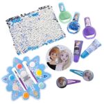 Townley Girl Disney Frozen 2 Ultimate Makeover Set with Over 20 Pieces, Including Lip Gloss, Nail Polish, Press-On Nails, Nail Stickers and Reversible Sequin Bag, Ages 3+