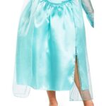 Disney’s Frozen Elsa Snow Queen Gown Classic Girls Costume, X-Small/3T-4T