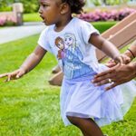 Disney Frozen Elsa Princess Anna Toddler Girls Tulle Dress White/Purple 4T