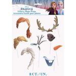 Unique Disney Frozen 2 Photo Booth Props – Assorted Designs, 8 Pcs