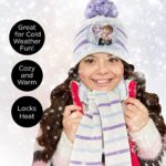 Disney Girls Toddler Winter Hat, Scarf And Mittens Set 2-4 Or Frozen Elsa & Anna Hat, Scarves And Kids Gloves Sets 4-7