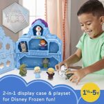 Fisher-Price Little People Toddler Playset Disney Frozen Carry Along Castle Case with 9 Figures for Preschool Kids Ages 18+ Months