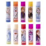 Lip Smacker Disney Frozen II 10 Piece Flavored Lip Balm Party Pack, Clear Matte, For Kids, Men, Women, Dry Lips