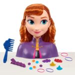 Disney Frozen Just Play Disney’S Frozen 2 Anna 7.5-inch Styling Head, 14-Pieces