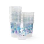 Glad for Kids Disney Frozen 16oz Clear Plastic Cups | Disney Frozen Plastic Cups, Kids Snack Cups | Kid-Friendly Plastic Cups for Everyday Use, 16oz Plastic Cups 36 Ct