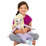 Disney Frozen Elsa Kids Bedding Super Soft Plush Cuddle Pillow Buddy, “Official” Disney Product By Franco