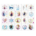 40Pcs Frozen Temporary Tattoos sticker Party Favors for kids,Fake Tattoo Stickers for Goody Bag Treat Bag Stuff for Frozen Birthday Party Gifts Add Some Magic to Your Look