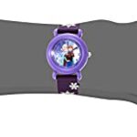 DISNEY Frozen Kids’ Plastic Time Teacher Analog Quartz 3D Strap Watch 