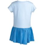 Disney Frozen Elsa Toddler Girls French Terry Short Sleeve Dress Blue 2T