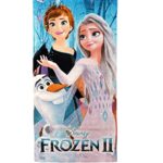 Disney Frozen II Beach Towel Elsa Anna Olaf 28″x58″ (Diamond Frozen)