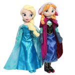 FUNBUN 2 PC Princess Plush and Anna Plush Set Qaulity Edition Princess Set of 2 16″