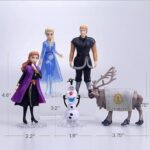 Frozen Cake Topper Decorations,Children Mini Toys Cupcake Toppers for Birthday Party Supplies (5 Pcs)