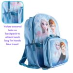 RALME Disney Frozen Back to School Bundle for Girls with Backpack, Lunch Box, and 7 Pc. Calculator & School Supplies Set