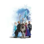 RoomMates RMK2668GM Disney Frozen Character Winter Burst Peel and Stick Giant Wall Decals