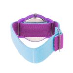 Disney Frozen Kids’ Plastic Time Teacher Analog Quartz Nylon Strap Watch