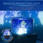 Disney Projector Night Light – Disney Princess Scenes, Ariel Rapunzel Cinderella & Mulan Night Light and Decoration for Girls Bedroom Walls and Ceiling
