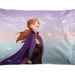Jay Franco Disney Frozen Sisters 1 Single Reversible Pillowcase Features Elsa & Anna – Double-Sided Kids Super Soft Bedding
