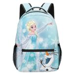 LZYUNAZ Girls Backpack, School Backpack Cartoon Backpack Lightweight Durable Laptop Backpack for School Travel Camping (Blue)