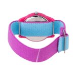 Disney Frozen Kids’ Plastic Time Teacher Analog Quartz Nylon Strap Watch