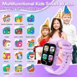 Kids Smart Watch Girls Gift for Girls Age 6-12, HD Touchscreen Kids Watch with 26 Games Camera Video Music Player Pedometer Educational Toys Christmas Birthday Gifts 5 6 7 8 9 10 Year Old Girls