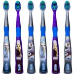 Oral-B Disney Frozen Toothbrush, 3+ YRS, Extra Soft (Characters Vary) – Pack of 6