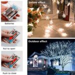 KAILEDI Christmas Lights, 40 LED Snowflake String Fairy Lights for Home, Party, Christmas, Wedding, Garden, Xmas Garden Patio Bedroom Decor Indoor Outdoor Celebration Lighting