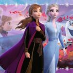 Ravensburger 12868 Disney Frozen 2 – Strong Sisters – 100 Piece Jigsaw Puzzle with Glitter for Kids – Every Piece is Unique – Pieces Fit Together Perfectly, Multi
