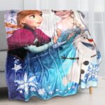 Throw Blanket Measures 60 x 50 inches, Ultra Soft Flannel Fleece Throw Blanket for Kids Bedding (Blue)