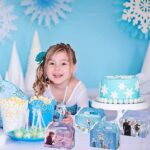 WOOACME Frozen Birthday Party Supplies Decorations, 16pcs Frozen Party Gift Boxes, Candy Bags, Frozen Party Favors for Fill Up the Birthday Gift Bags