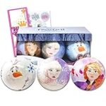 Classic Disney Frozen Bouncy Balls Bundle ~ 3 for Kids with Bonus Rainbow Mini Balls, Stickers, and More | Toys Games (Frozen Party Favors), sport gift set