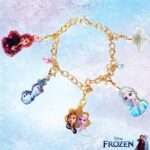 LUV HER Frozen 2 Girls Add-A-Charm Bracelet Box Set with 1 Bracelet and 5 Charms – Ages 3+