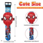 lasama Superhero Projector Watch, Kids Digital Wrist Watch with 24 Anime Images as Gift for Birthday, Christmas and Easter Day