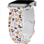 Cute Strap Compatible with Apple Watch Band 38mm 40mm 41mm 42mm 44mm 45mm 49mm Men Women,Replaceable Soft Silicone Cartoon Sport Wristbands for iWatch Ultra Series 9 8 7 6 5 4 3 2 1 SE